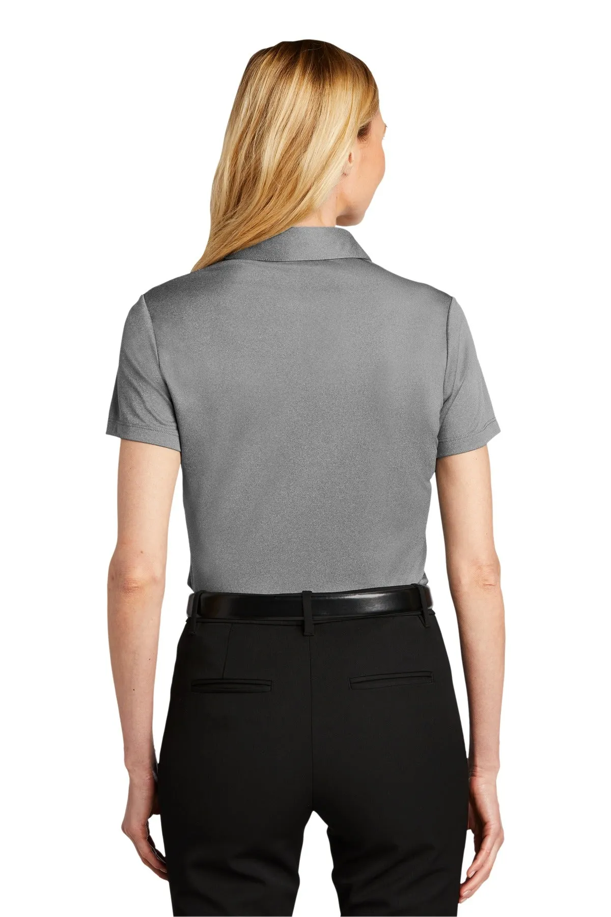 Port Authority Ladies Heathered Silk Touch ™ Performance Polo. LK542