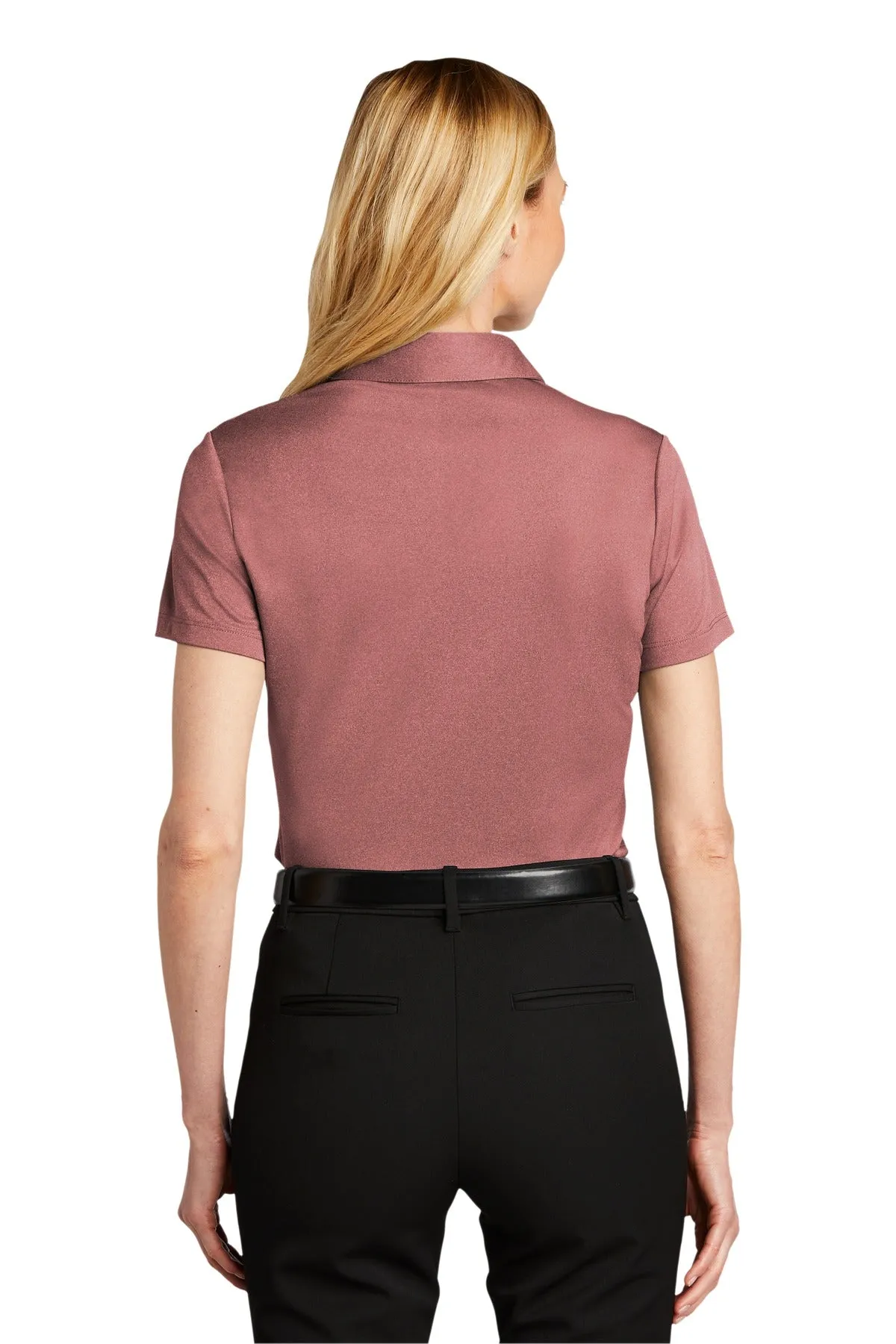 Port Authority Ladies Heathered Silk Touch ™ Performance Polo. LK542