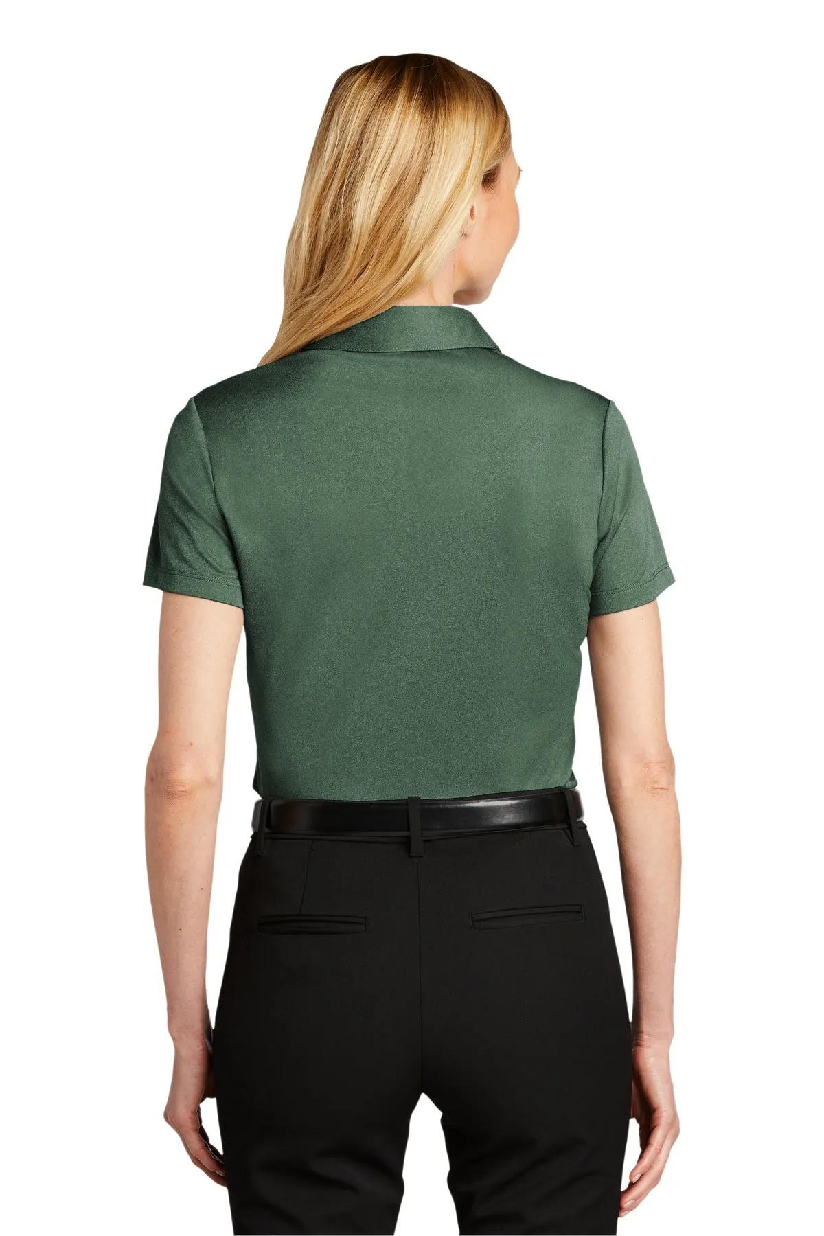 Port Authority Ladies Heathered Silk Touch ™ Performance Polo. LK542