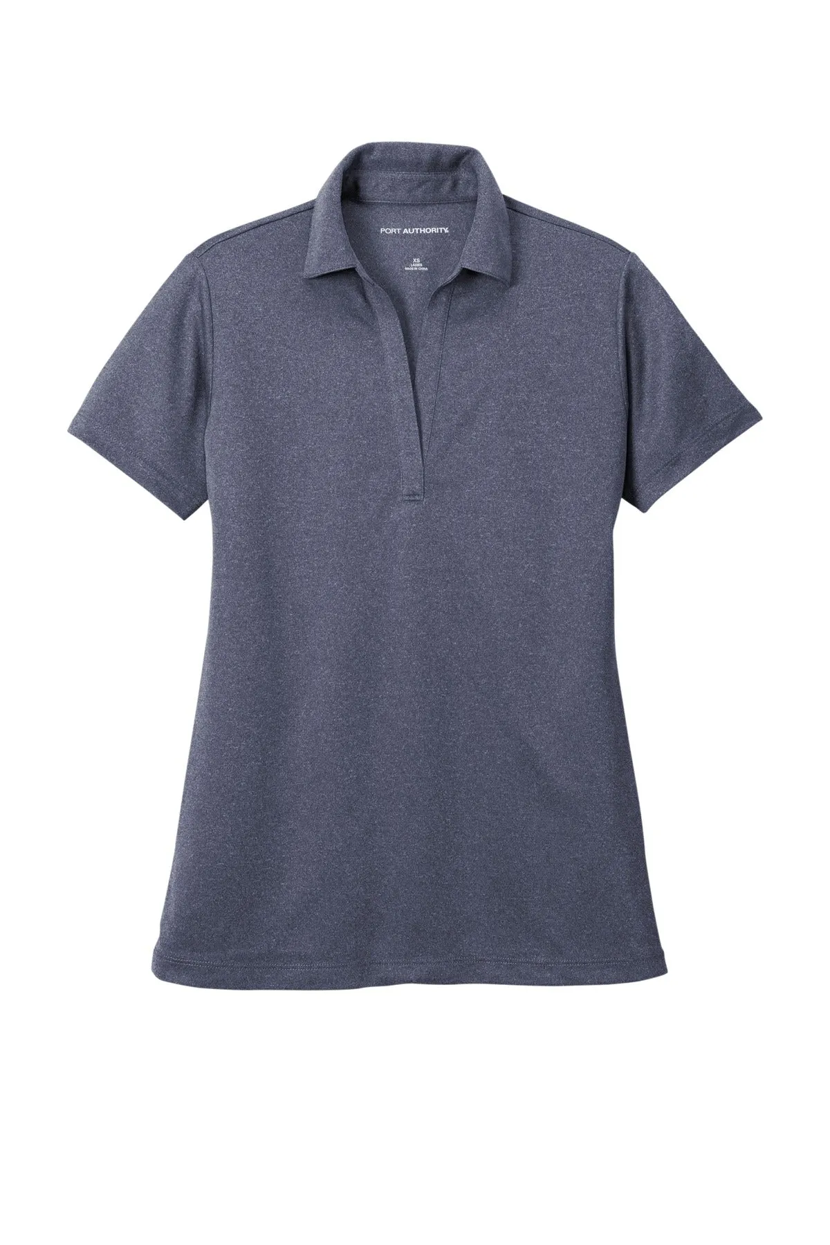 Port Authority Ladies Heathered Silk Touch ™ Performance Polo. LK542