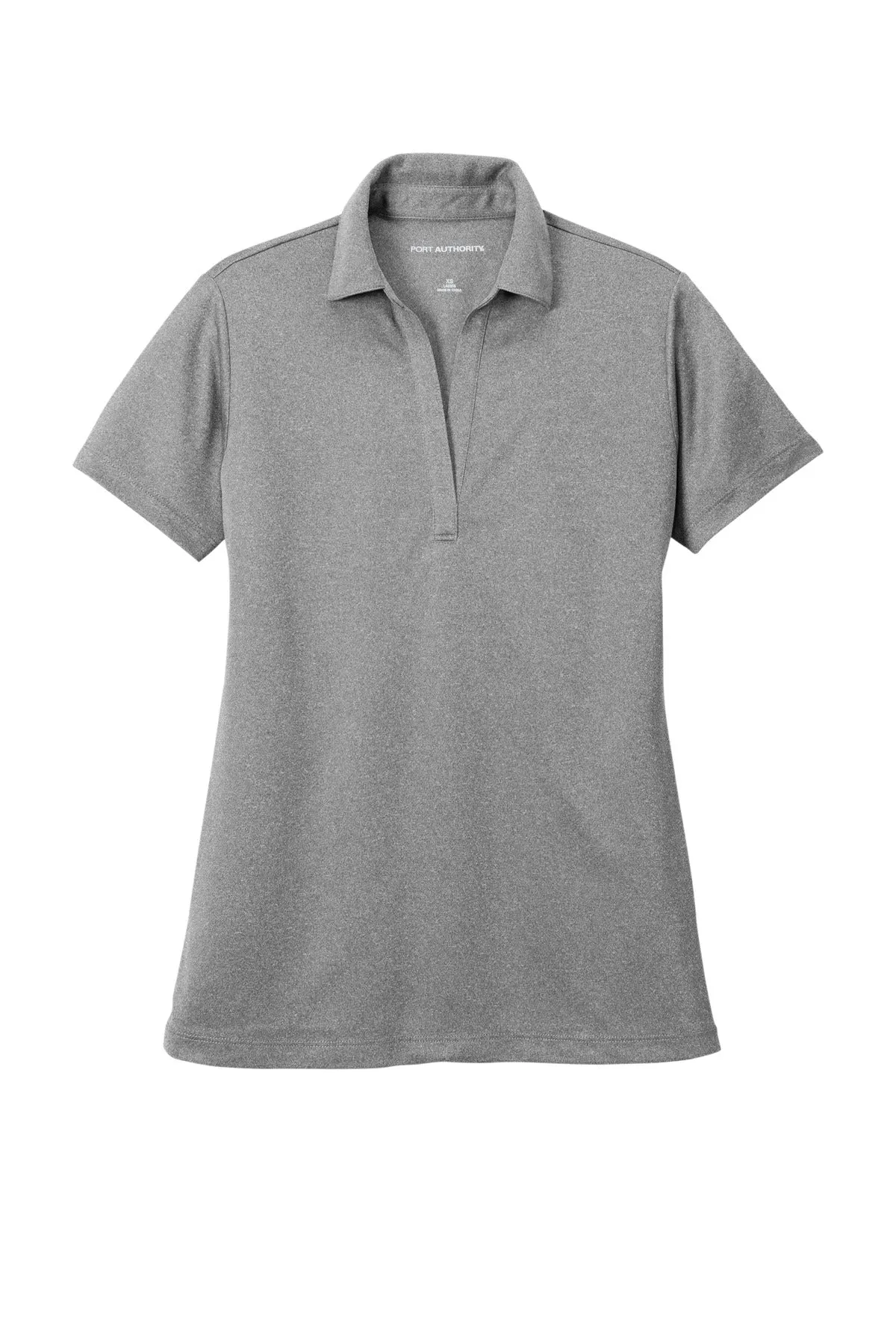 Port Authority Ladies Heathered Silk Touch ™ Performance Polo. LK542