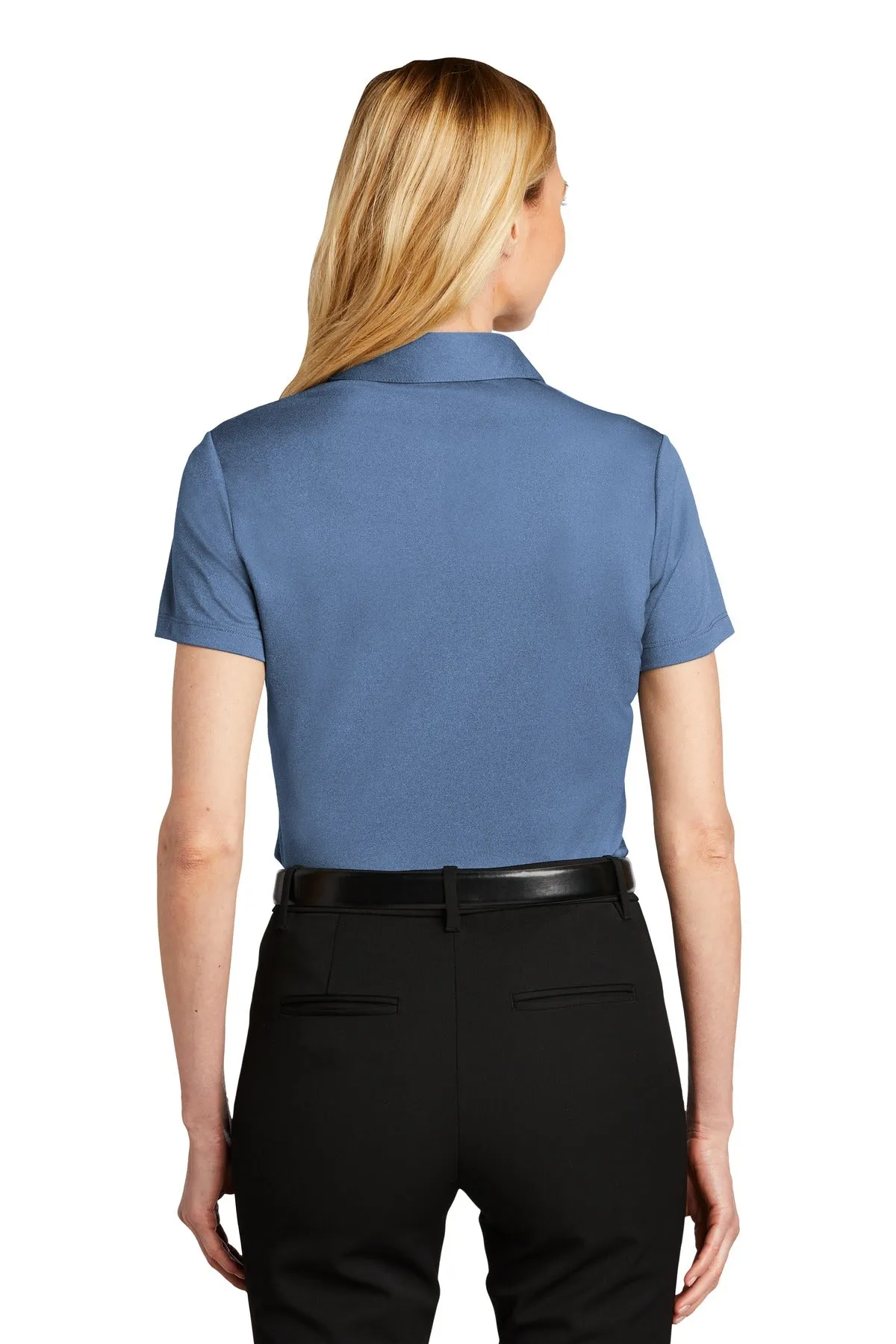 Port Authority Ladies Heathered Silk Touch ™ Performance Polo. LK542