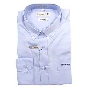 Pringle LS Plain Powder Blue Classic Shirt