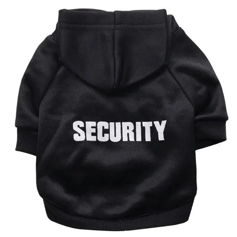 Security Pet Hoodies