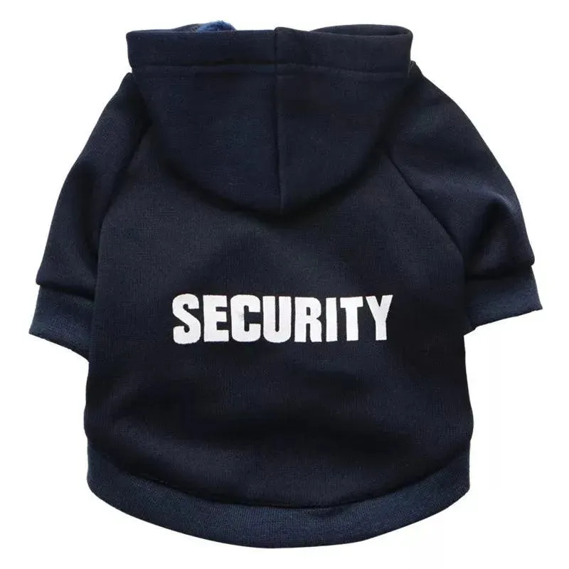 Security Pet Hoodies