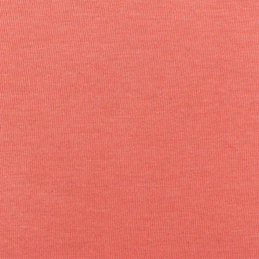 Soft Coral Pink Solid Stretch Rayon Jersey Knit Fabric