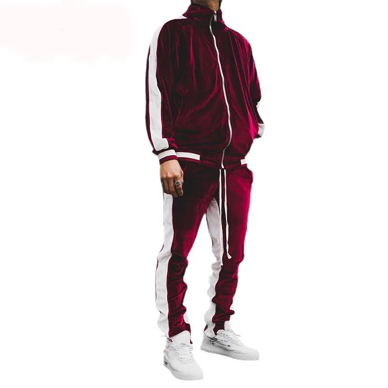 Solid Color Long Sleeves Tracksuit