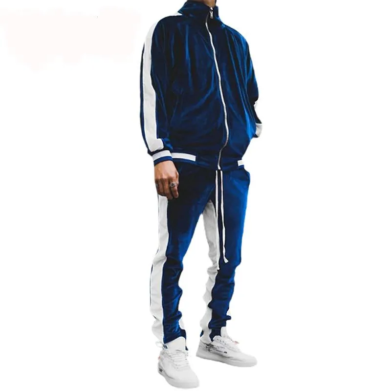 Solid Color Long Sleeves Tracksuit