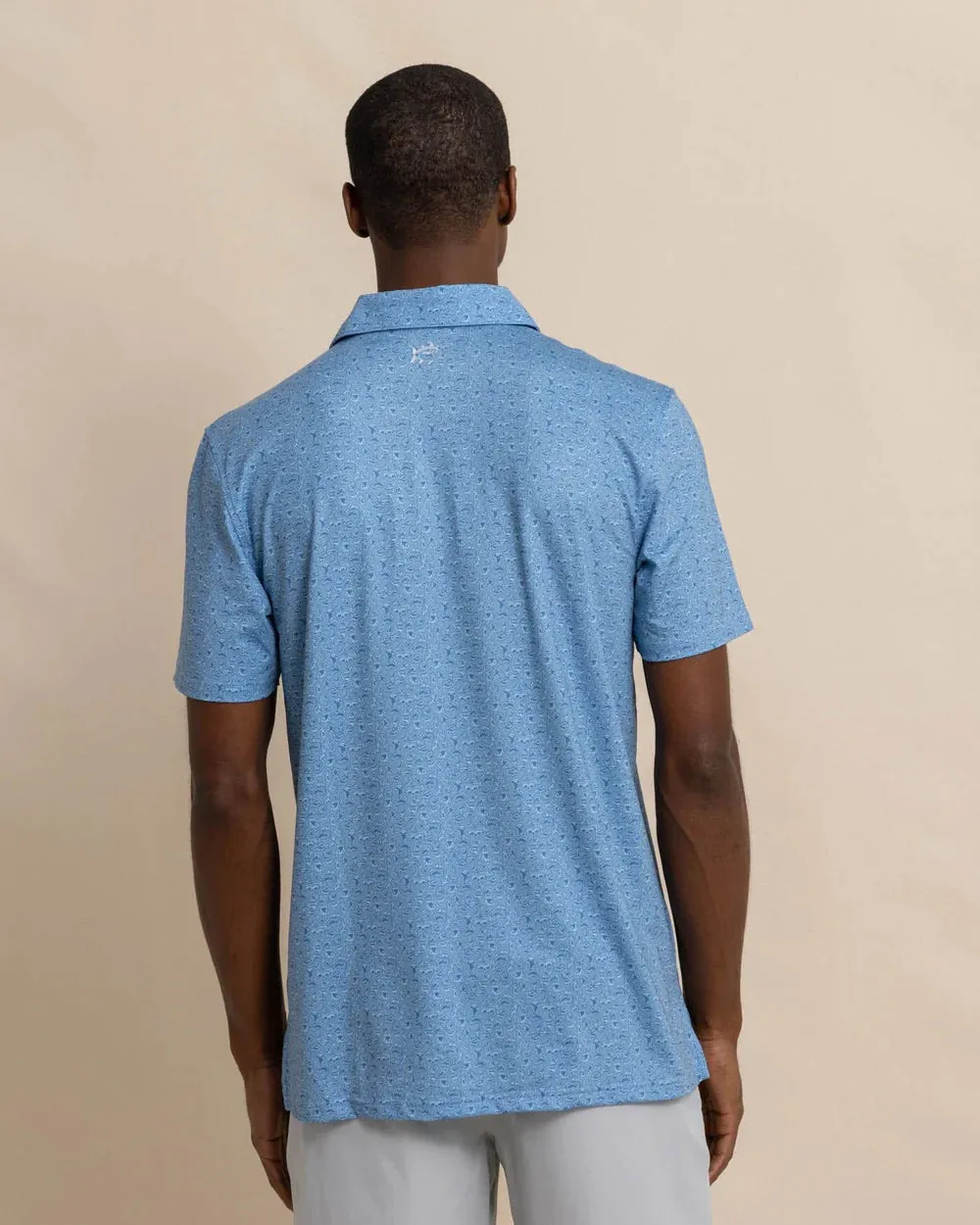 Southern Tide Driver Let's Go Clubbing Printed Polo