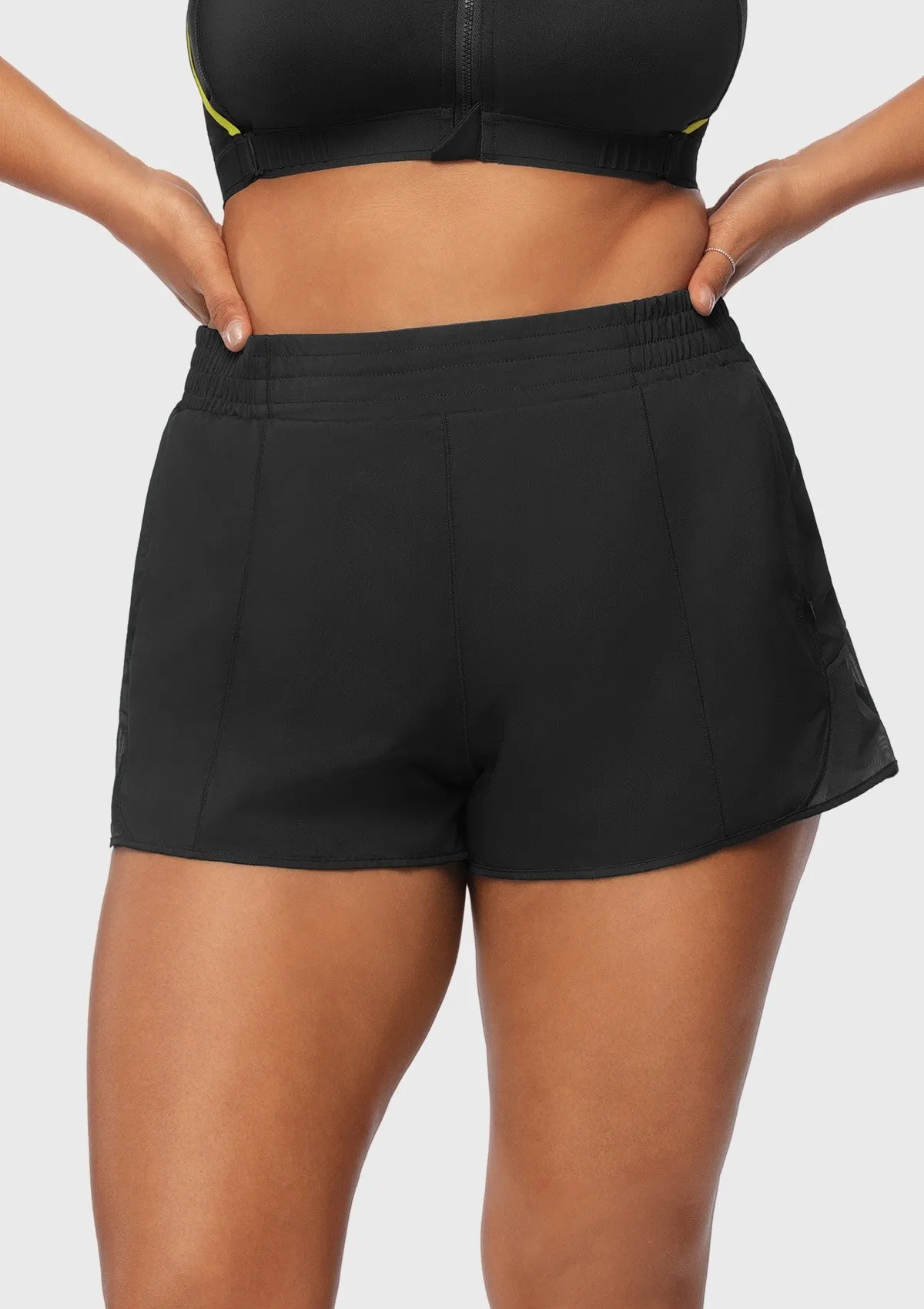 Speed Race Mid Waist Quick-Dry Running Shorts