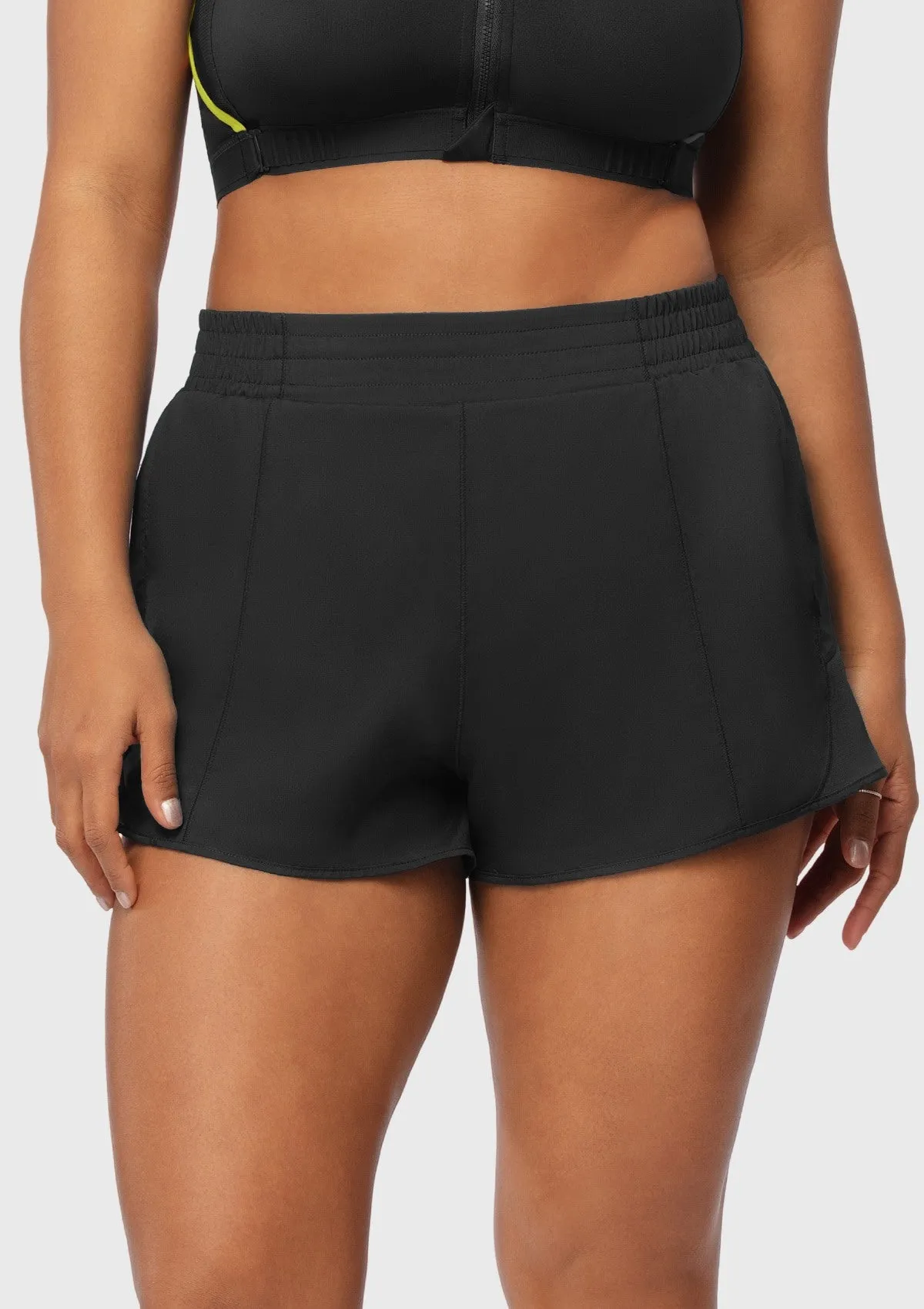 Speed Race Mid Waist Quick-Dry Running Shorts