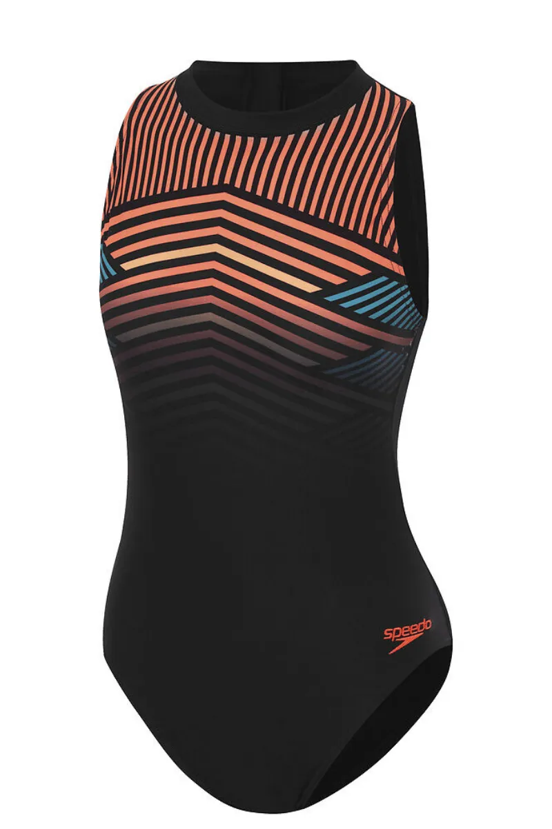 Speedo Women's Digital Placement Hydrasuit One Piece