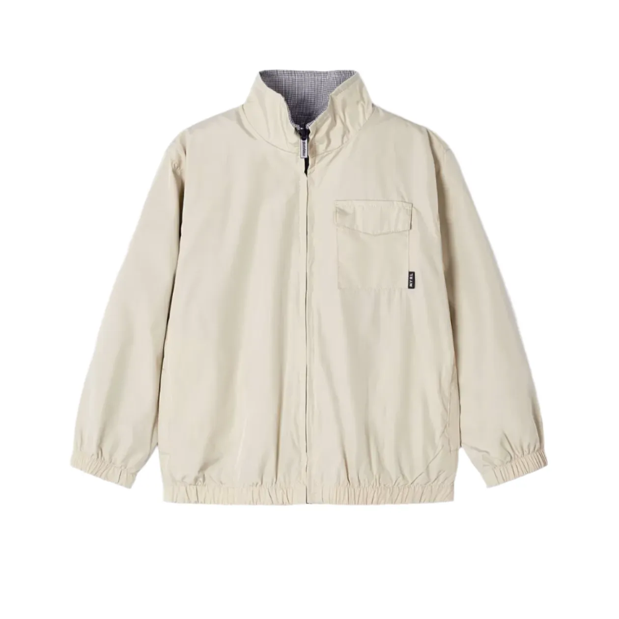 Tan Reversible Windbreaker