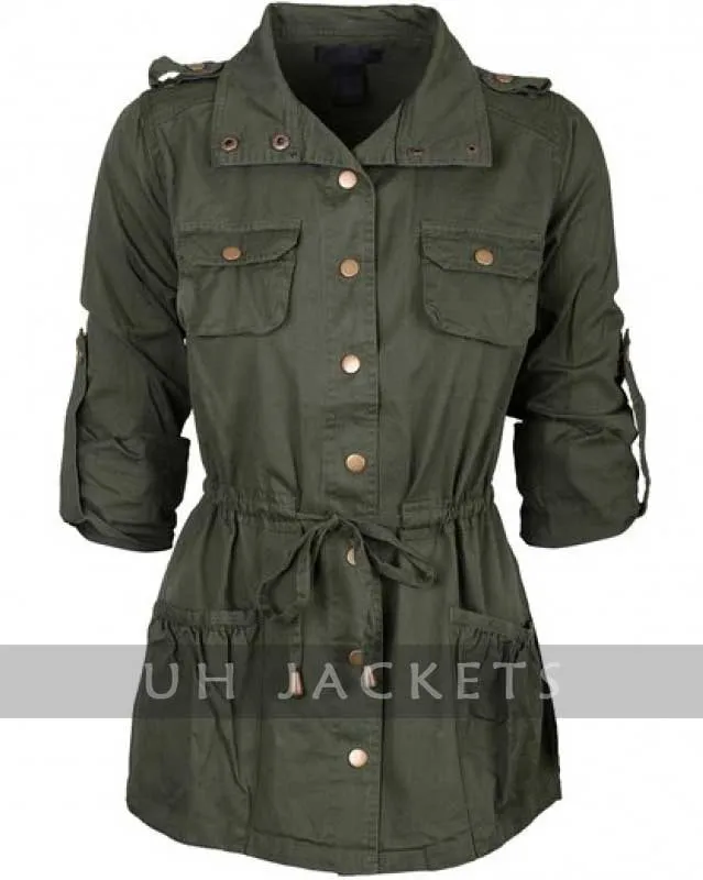 Women Hooded Long Versatile Coat