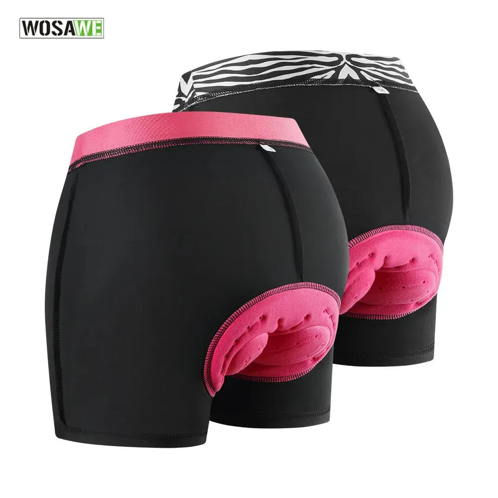 Women Ultra Shorts Breathable Cycling Shorts Gel Pad Shockproof Bicycle Underpant MTB Road Bike Underwear Female Shorts