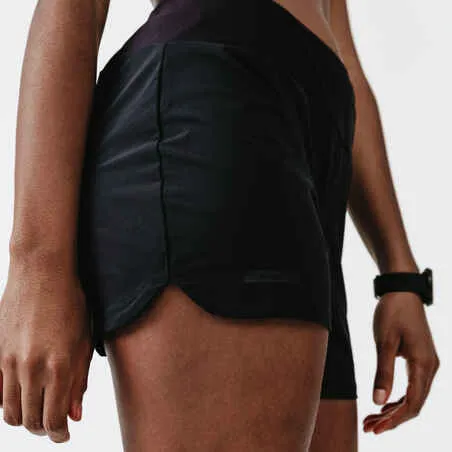 Women's running shorts dry - black